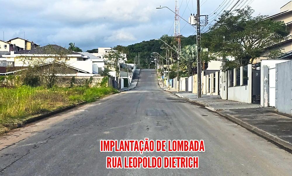 Lombada Física – Rua Leopoldo Dietrich