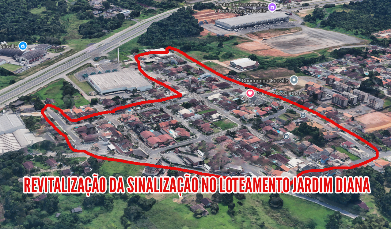 Revitalização da sinalização no Jardim Diana